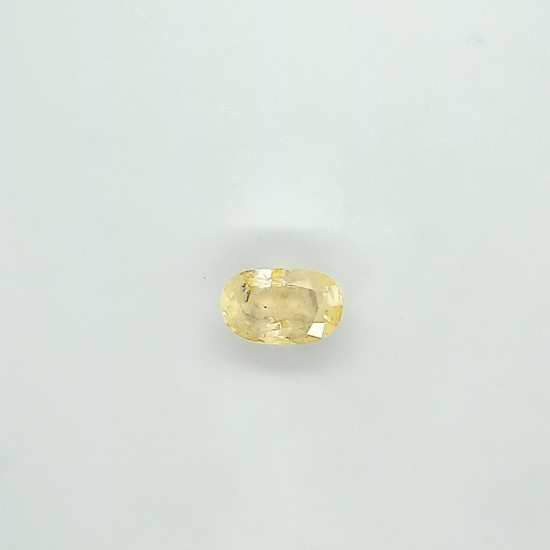 Yellow Sapphire (Pukhraj) 6.44 Ct Good quality Yellow Sapphire (Pukhraj) 6.44 Ct Good quality